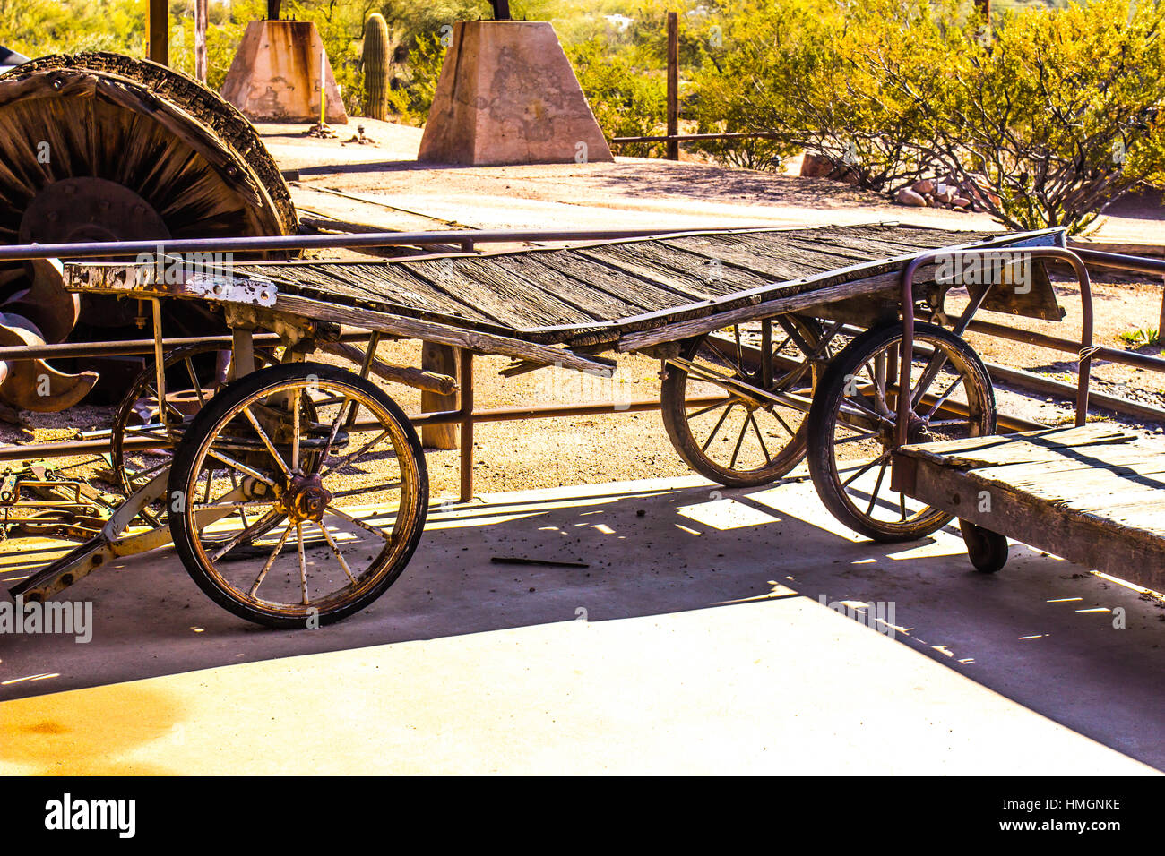 Limits Of Year Of Russian Vintage Wooden Wagon