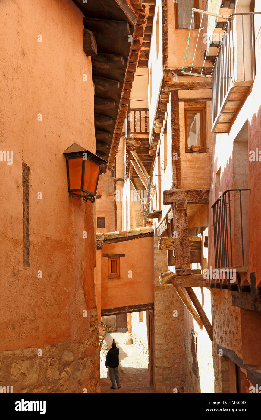 View Of Spanish Town Albarracin In Teruel One Of The Most Beautiful