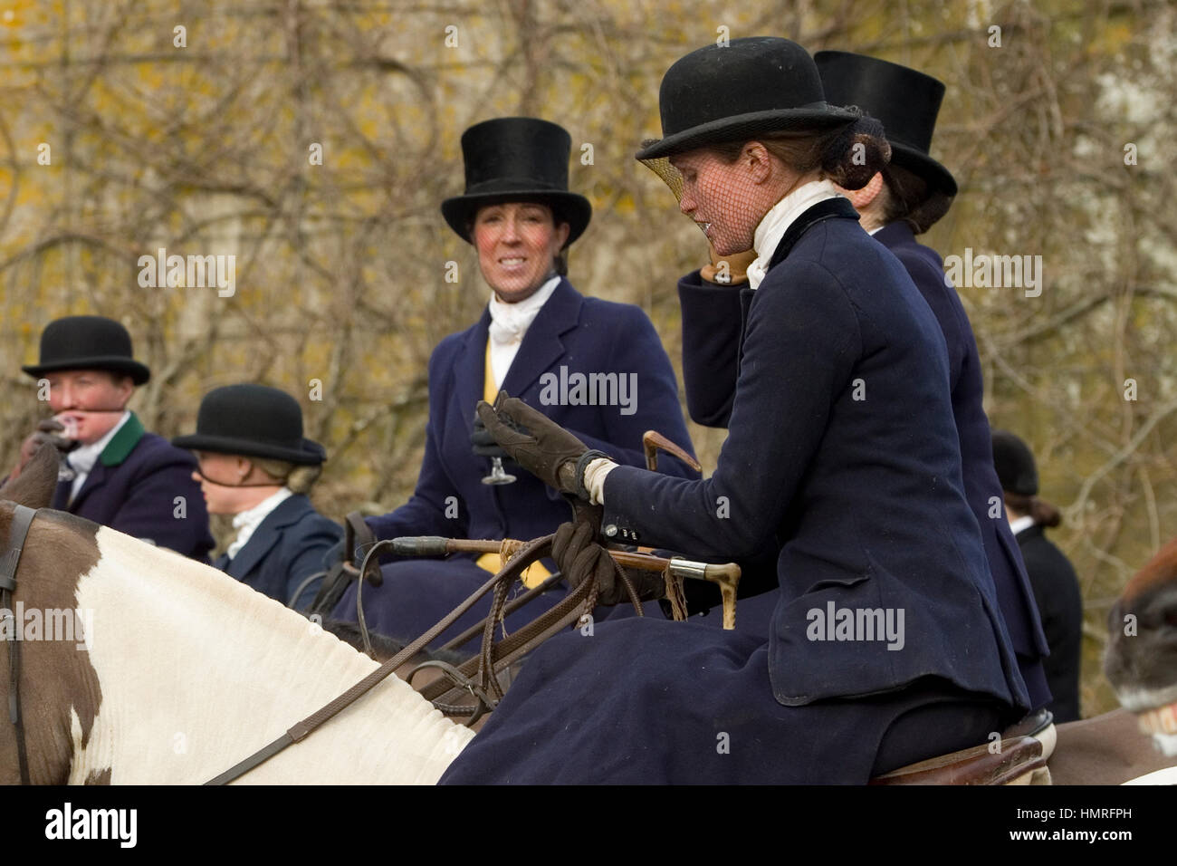 ladies riding side saddle Stock Photo, Royalty Free Image 133282985