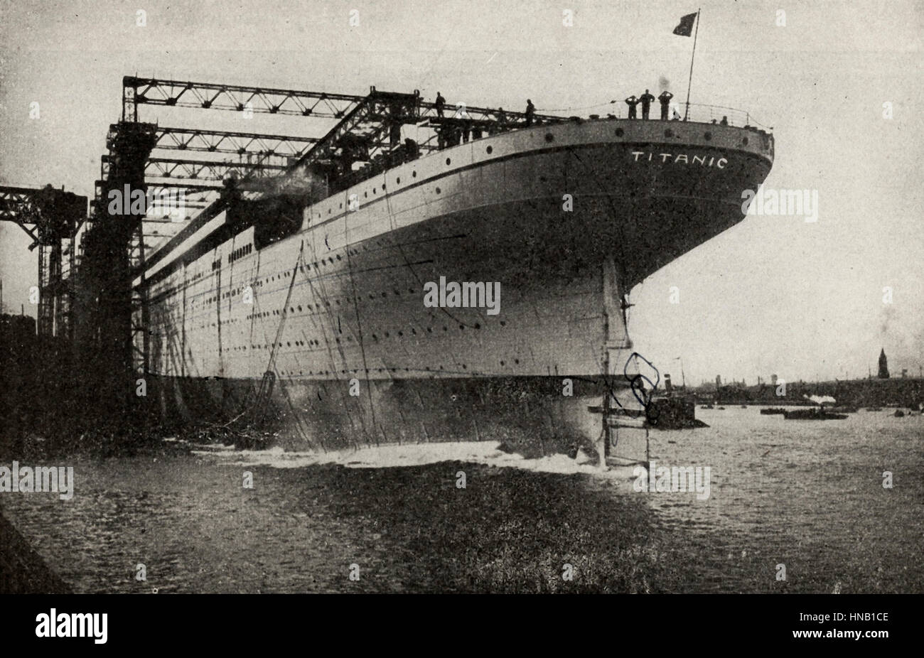 The Titanic being built Stock Photo, Royalty Free Image: 133622958 - Alamy