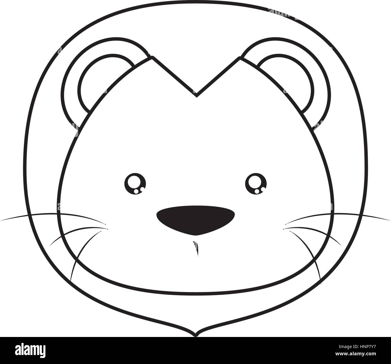 Uncategorized Lion Drawing Face lion drawing face stock vector art illustration image face