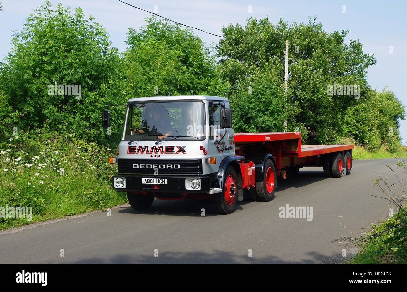 Bedford Tl Lorry Stock Photo Alamy