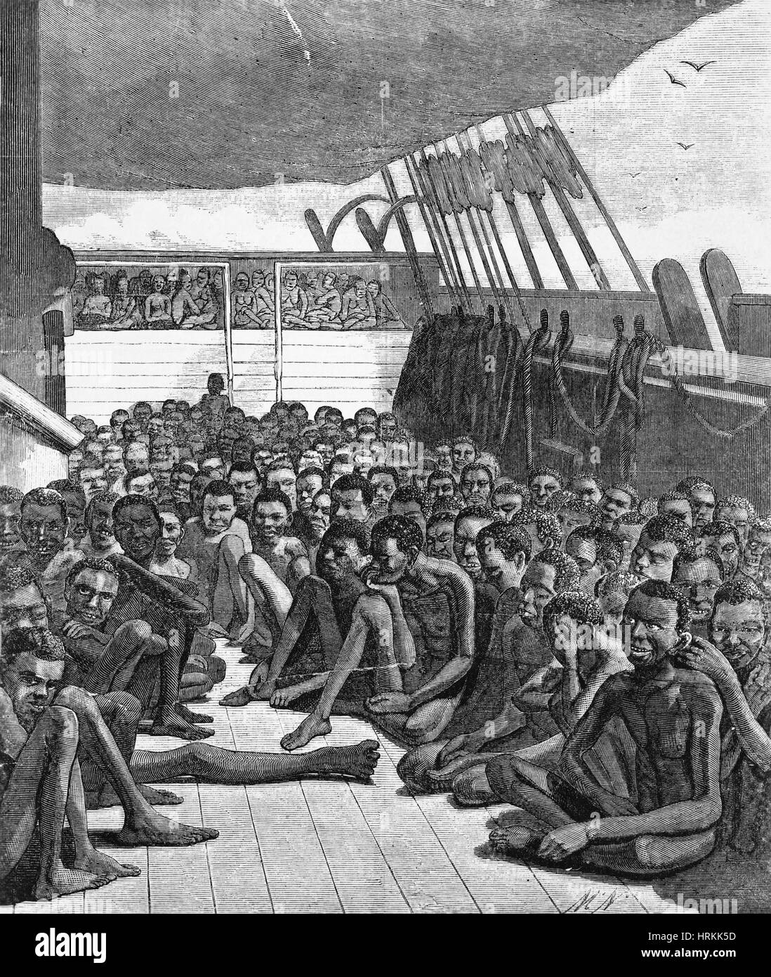 Slave Ship, 1860 Stock Photo 135041801 Alamy
