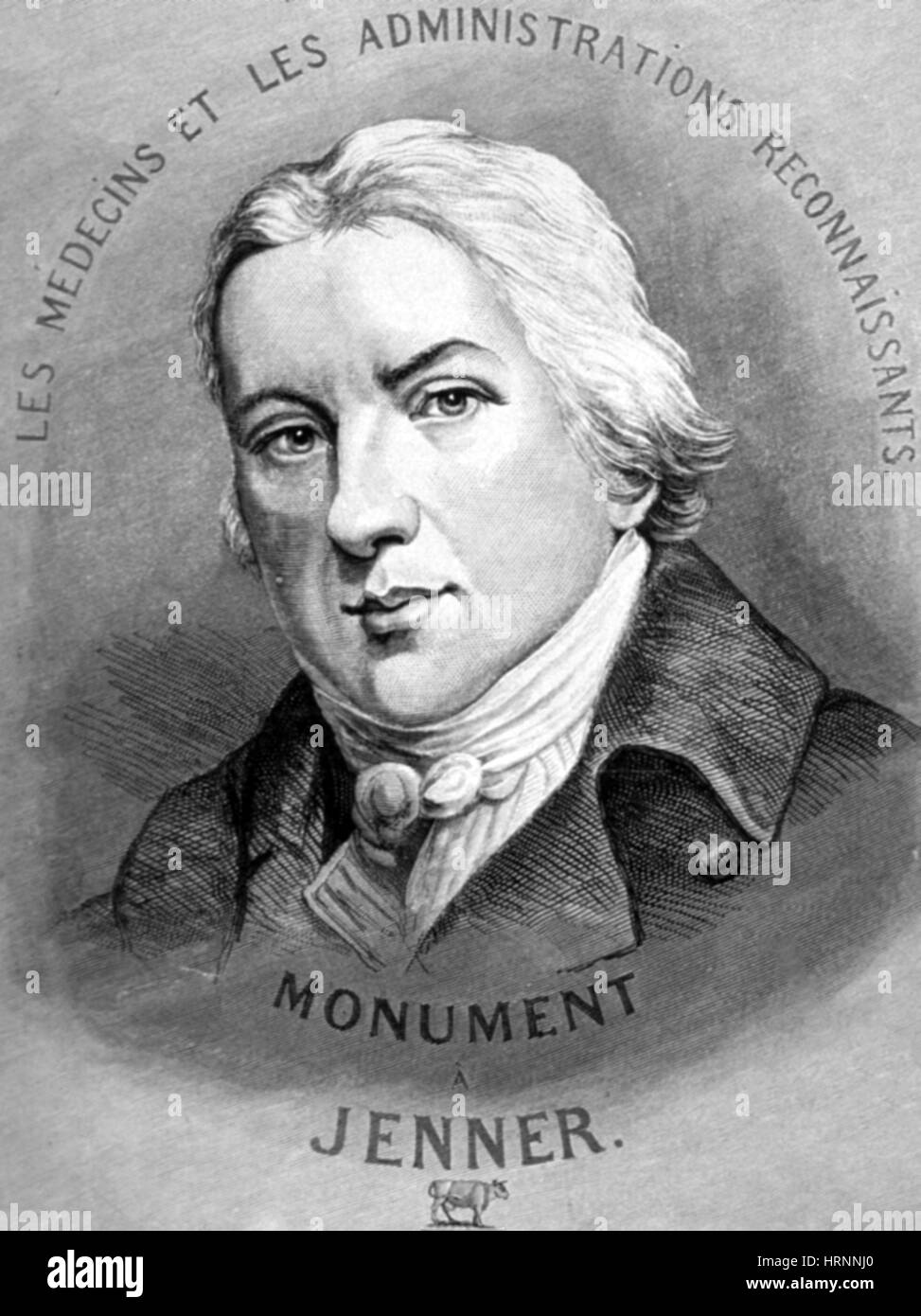 Edward Jenner, English Microbiologist, Father of Immunology Stock Photo