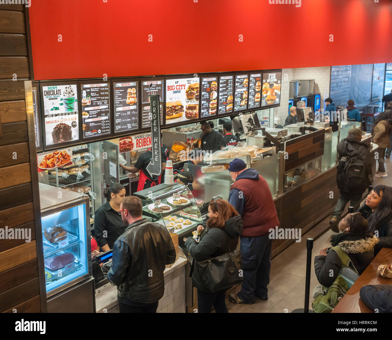 the new arby's fast casual restaurant in chelsea in new york on the new arby's fast casual restaurant in chelsea in new york on