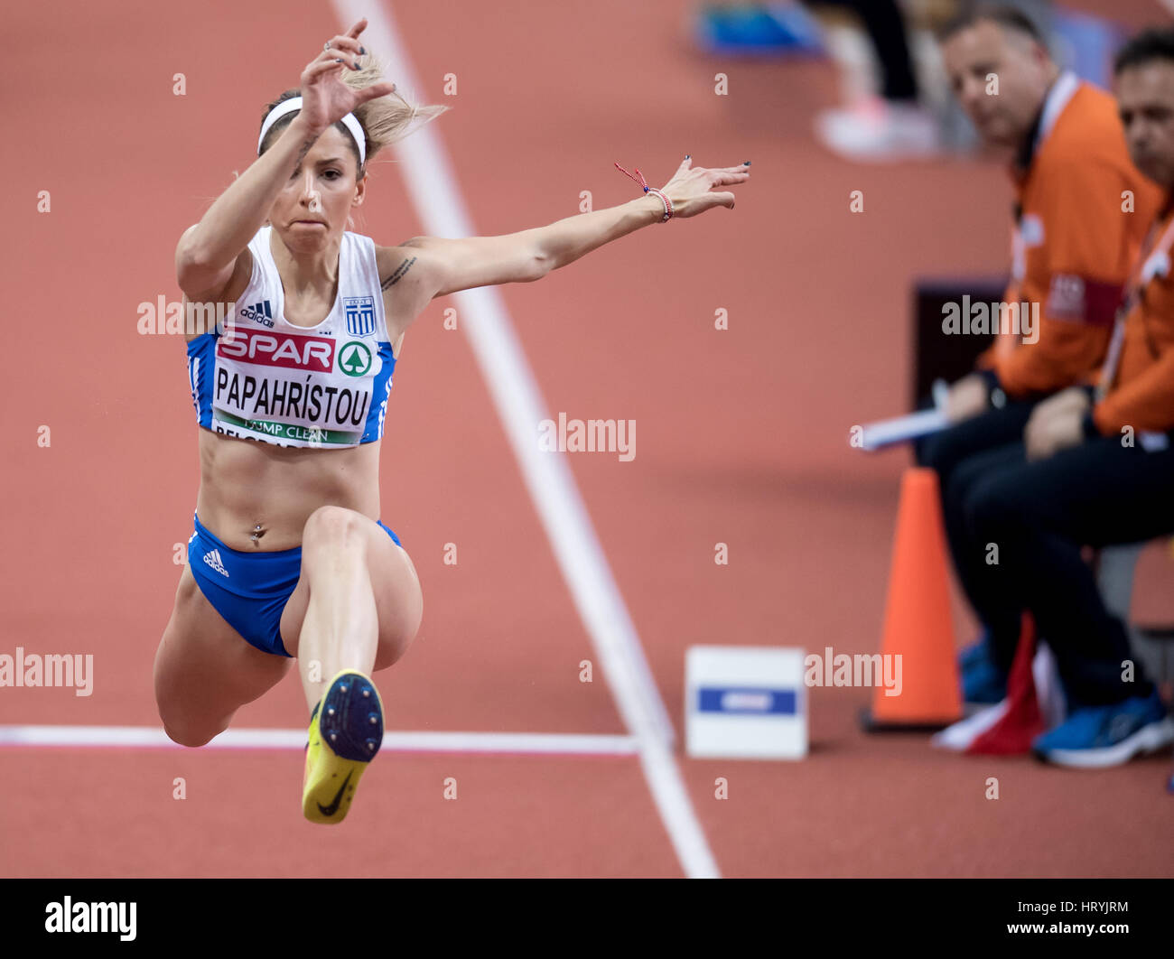 Belgrade, Serbia. 04th Mar, 2017. Paraskev· Papahristou from Greece