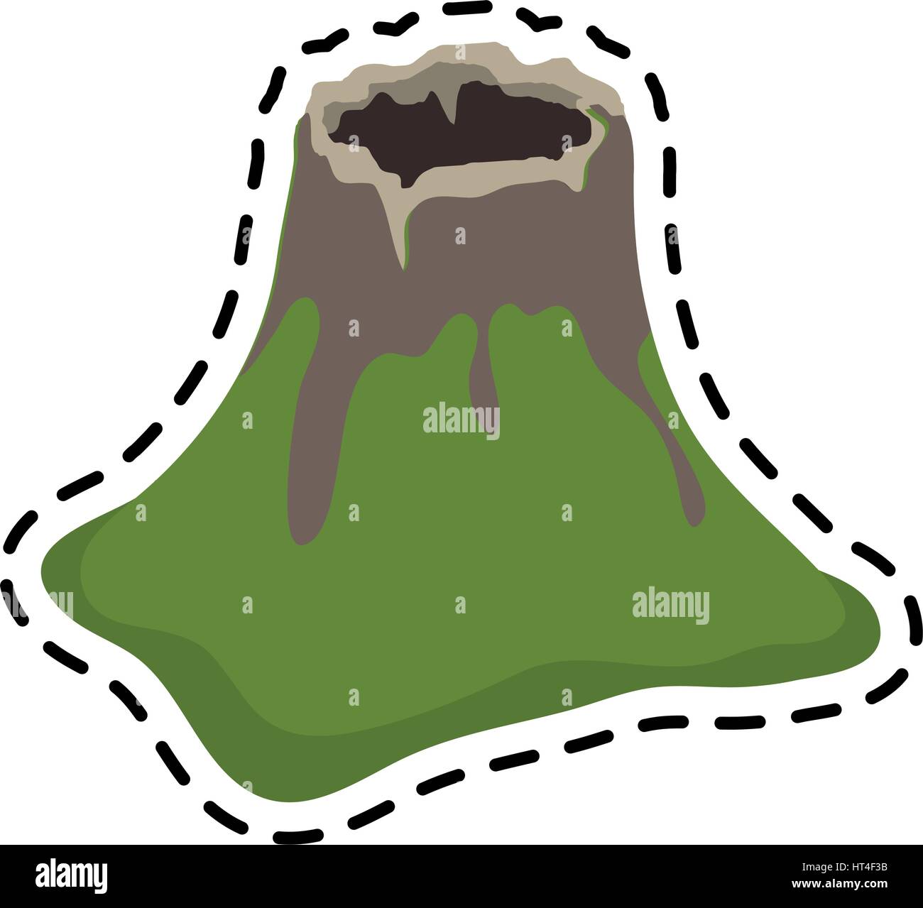 Volcano Crater Icon Image Volcano Crater Icon Image