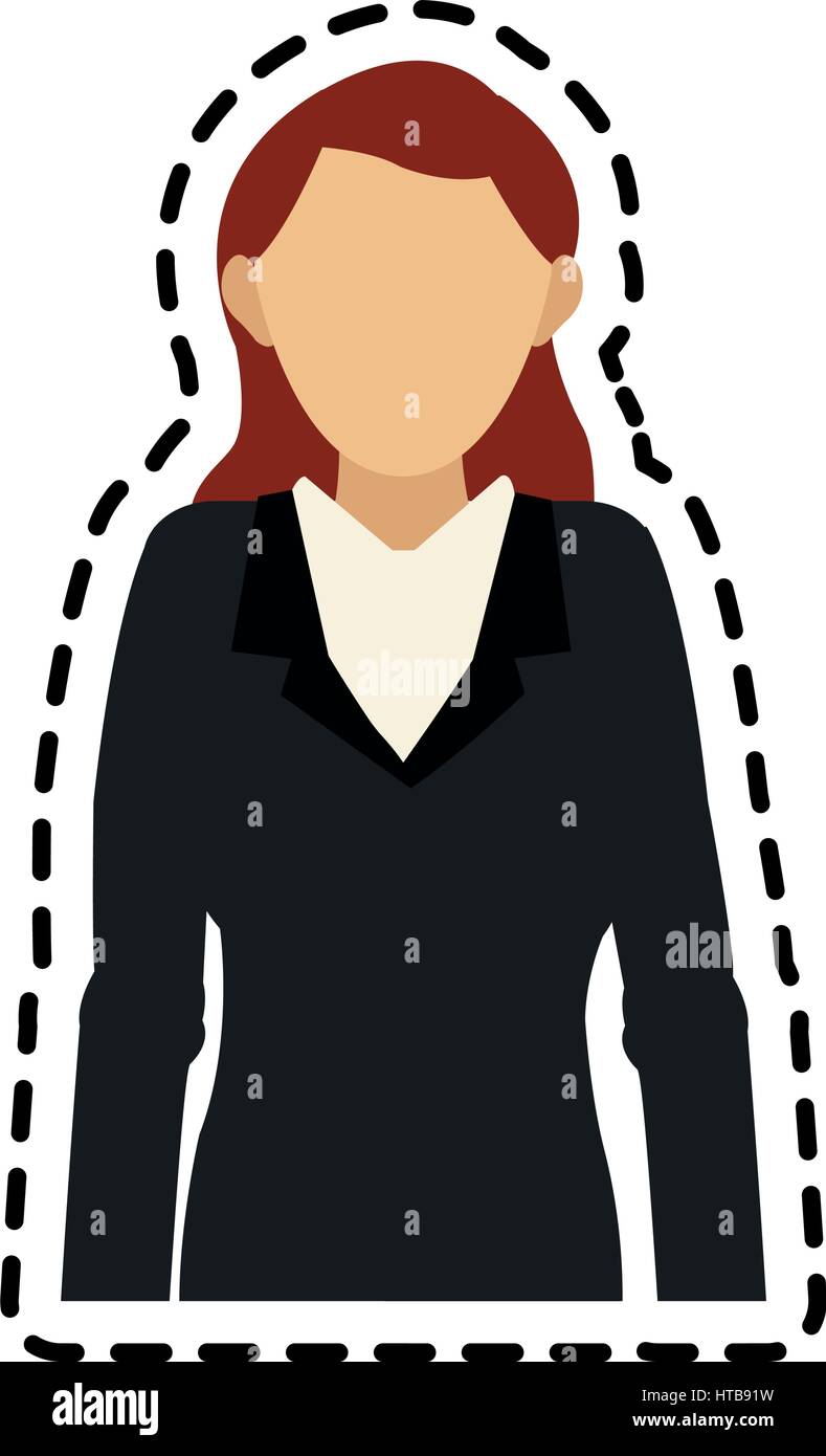 business woman icon image Stock Vector Art & Illustration, Vector Image