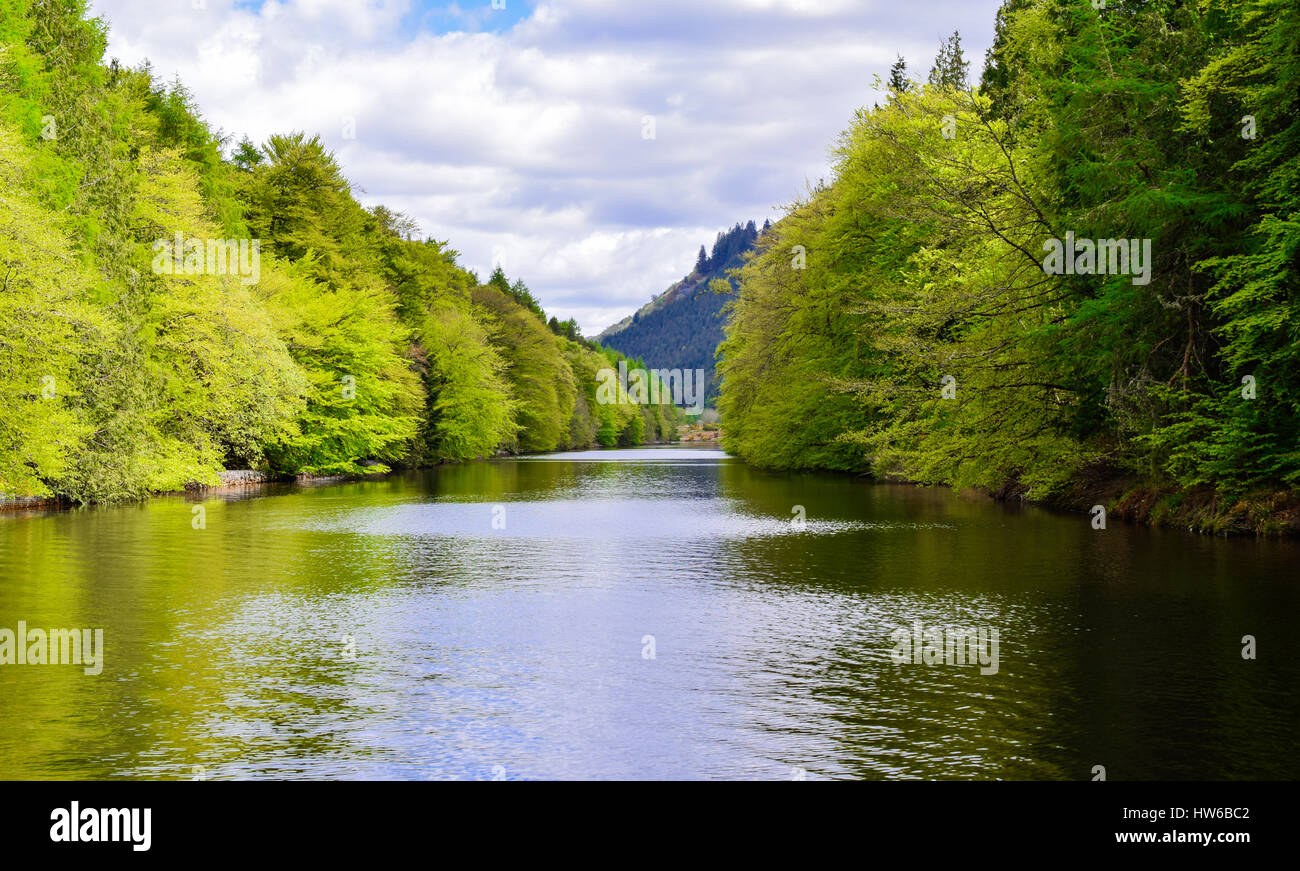 Laggan Avenue, Great Glen, Scotland Stock Photo, Royalty Free Image