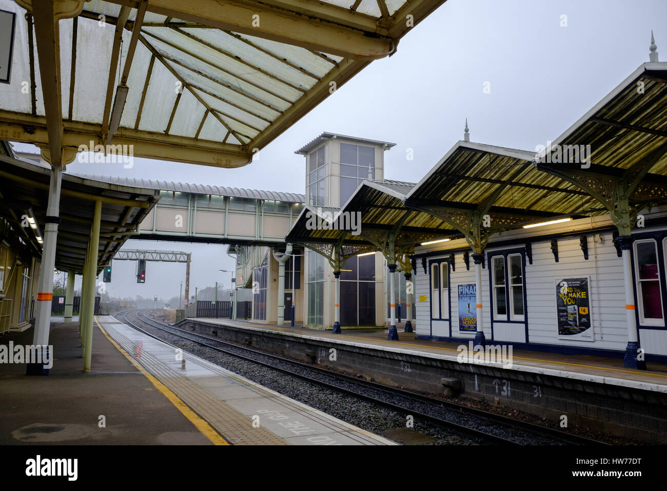 Kettering station, East Midlands, England Stock Photo, Royalty Free