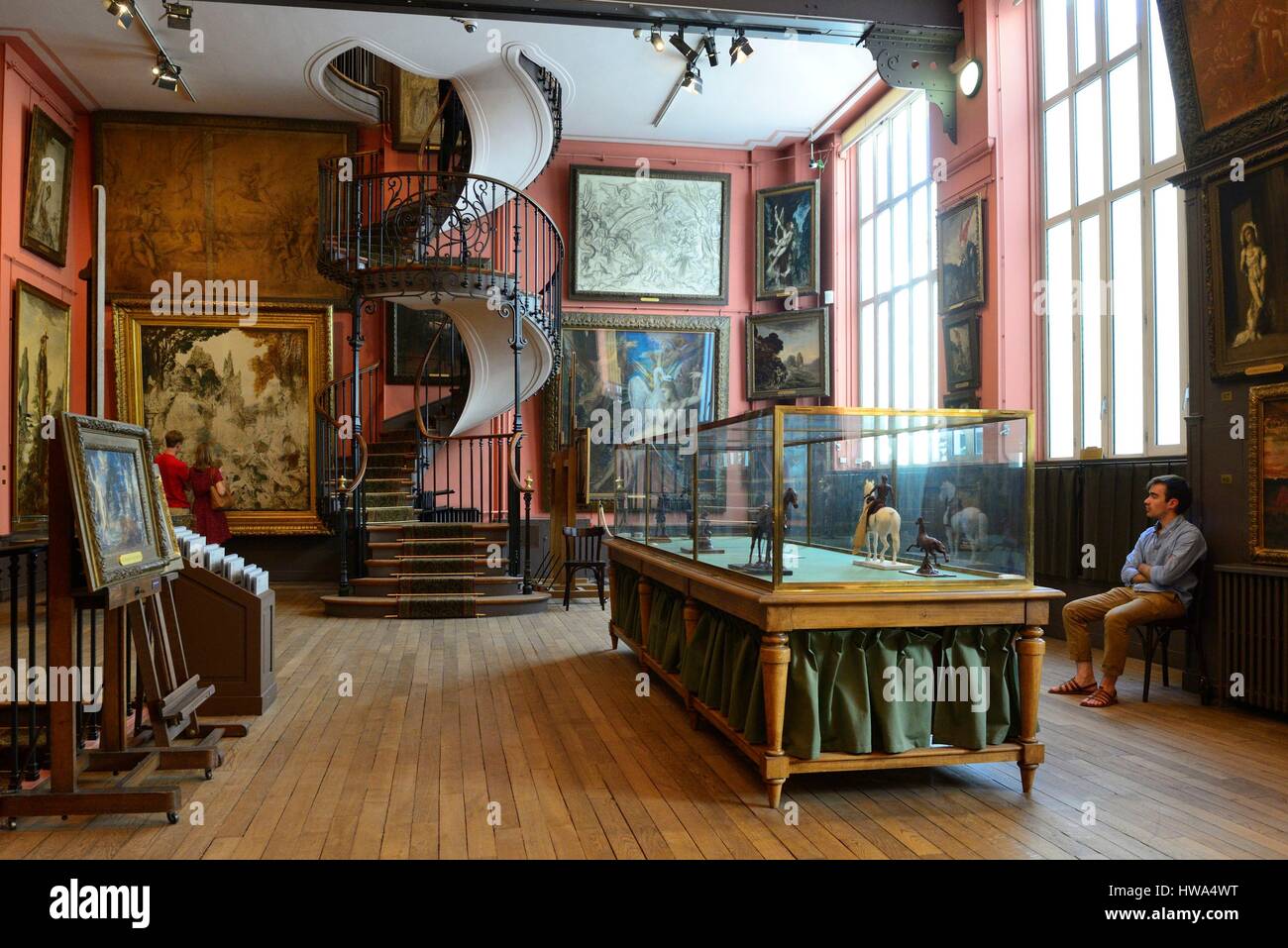 France, Paris, painter Gustave Moreau Museum. located in what was his