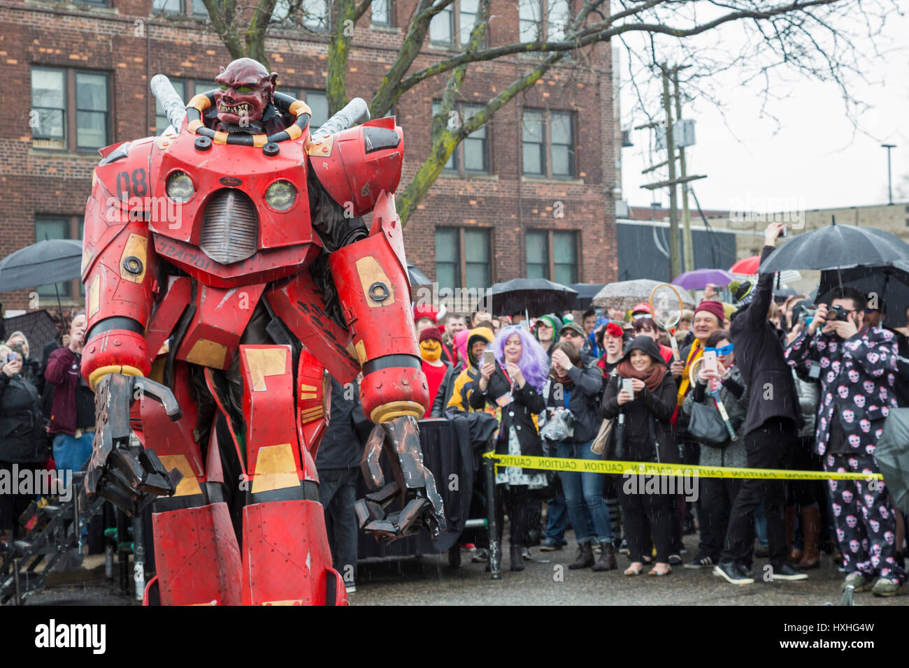 Detroit, Michigan The Marche du Nain Rouge celebrates the coming of