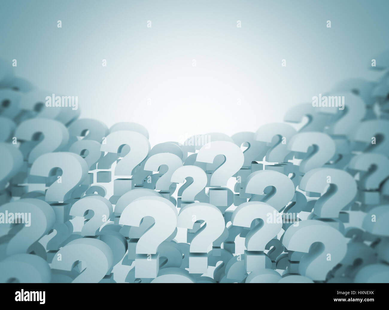 D Render Illustration Of Question Mark Blocks Stock Photo Alamy