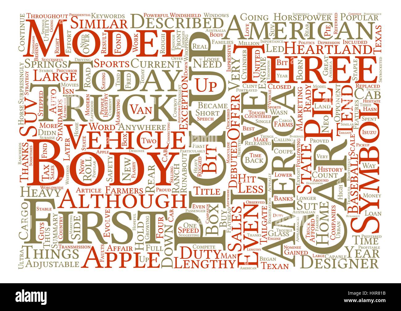 America S Love Affair With The Pickup Truck Word Cloud Concept Text Background America S Love Affair With The Pickup Truck Word Cloud Concept Text Background