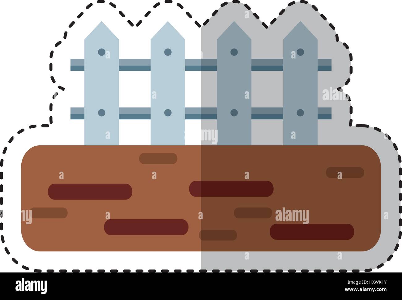 Farm Fence Clipart farm fence isolated icon vector illustration design stock vector Farm Fence Clipart farm fence isolated icon vector illustration design stock vector