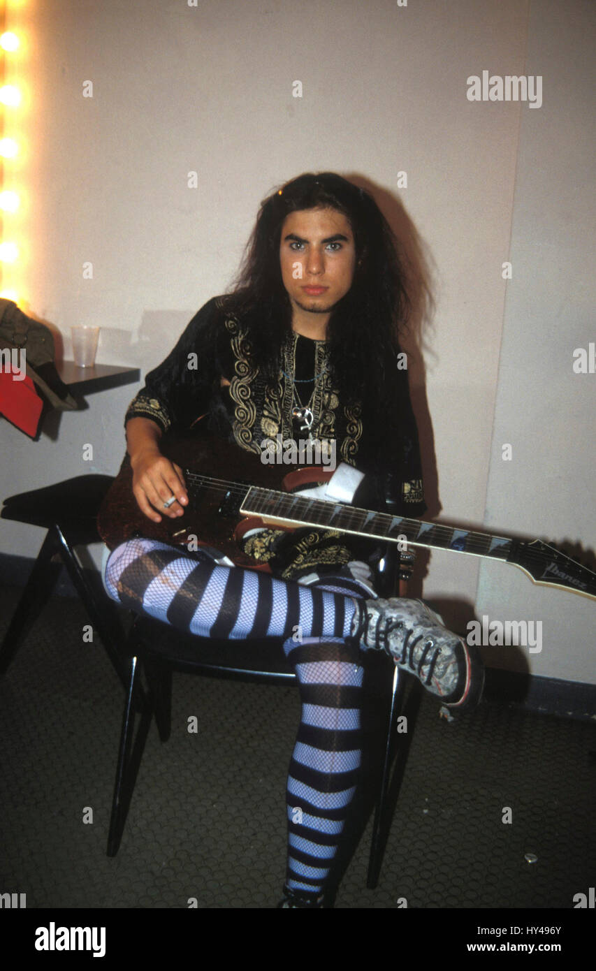 Dave Navarro of Jane's Addiction photographed backstage. moments Stock