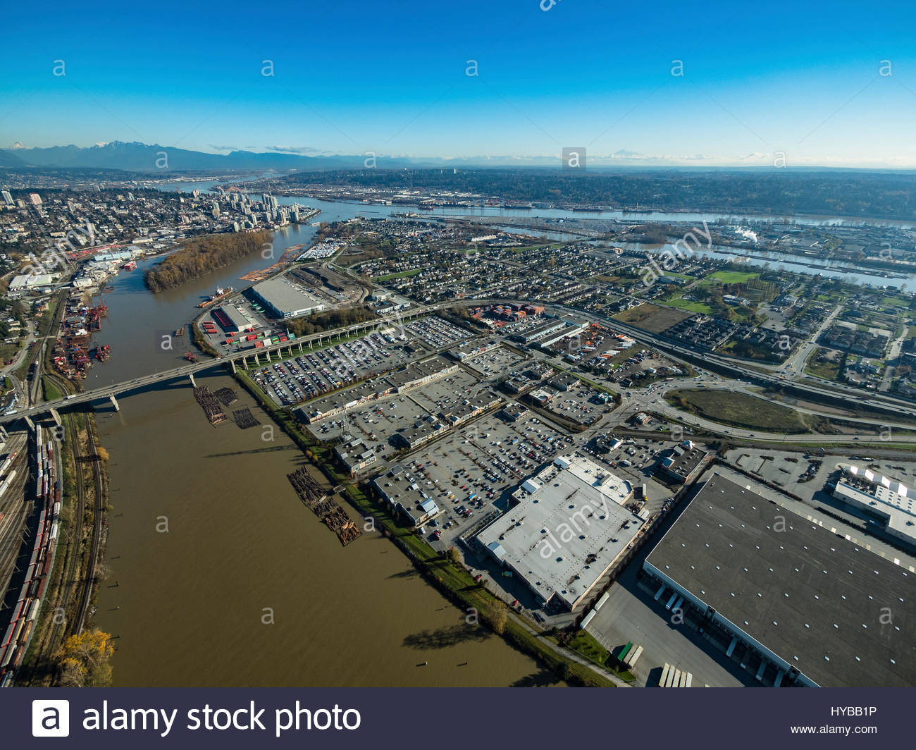 Queensborough New Westminster BC Canada Stock Photo, Royalty Free Image