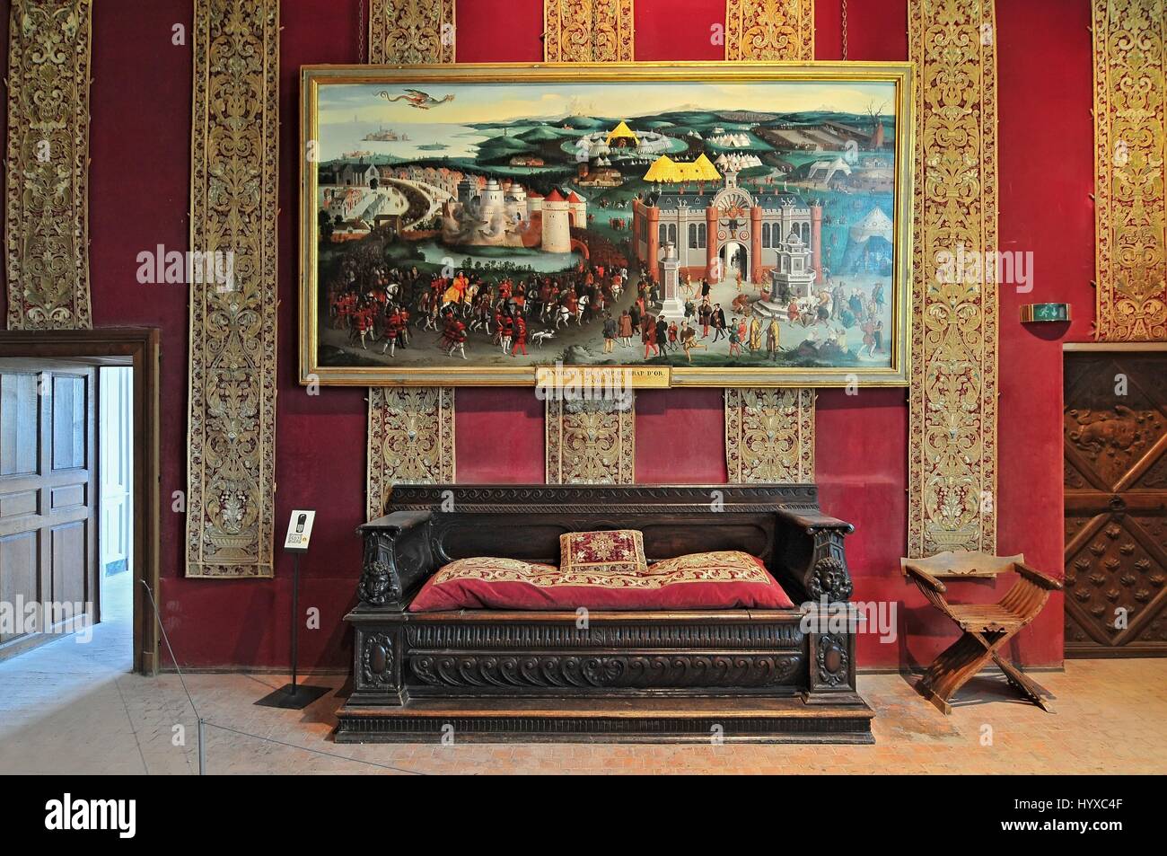 interior of chateau de chambord royal medieval french castle interior of chateau de chambord royal medieval french castle