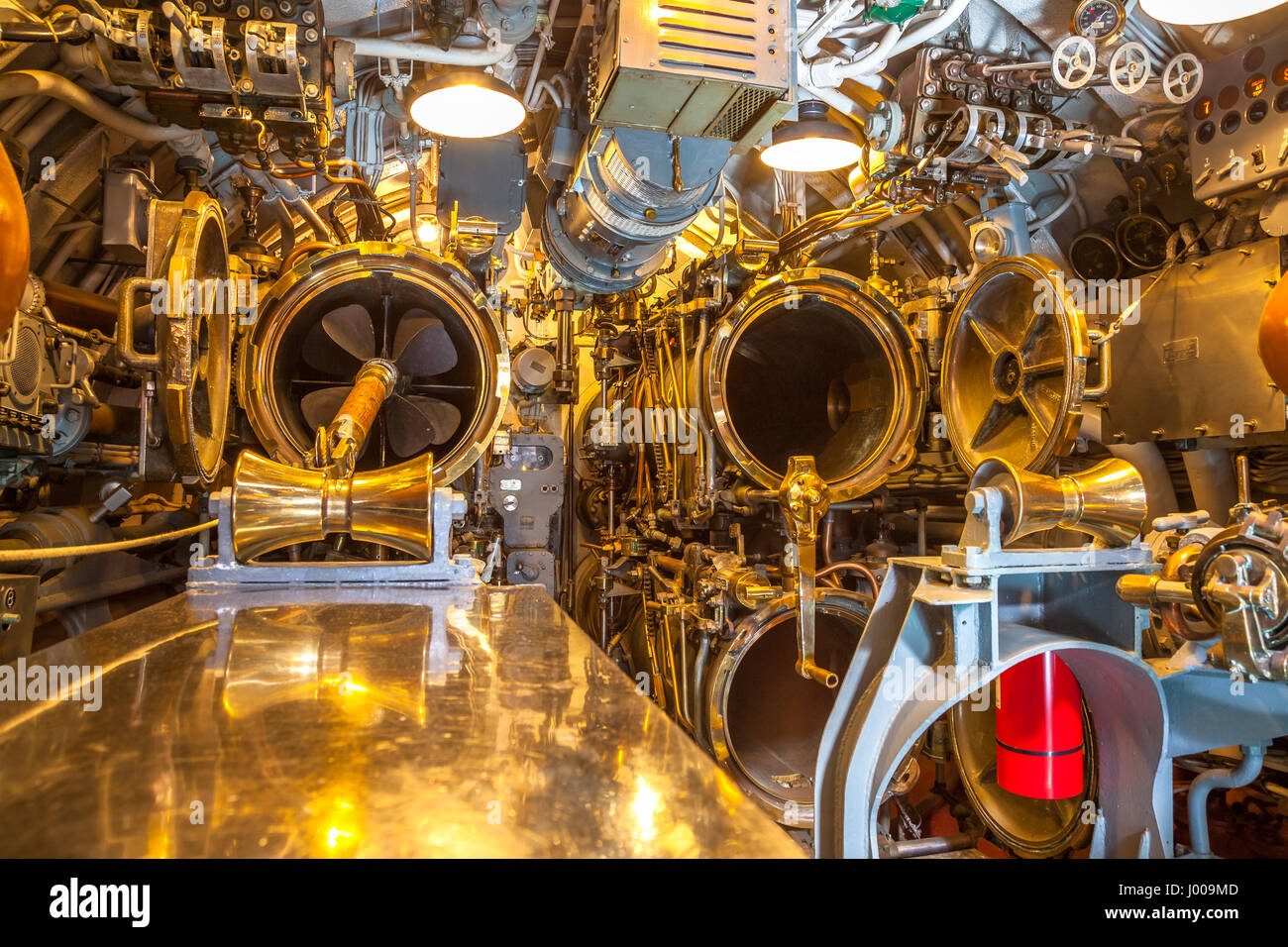 Submarine torpedo room Stock Photo, Royalty Free Image 137690573 Alamy