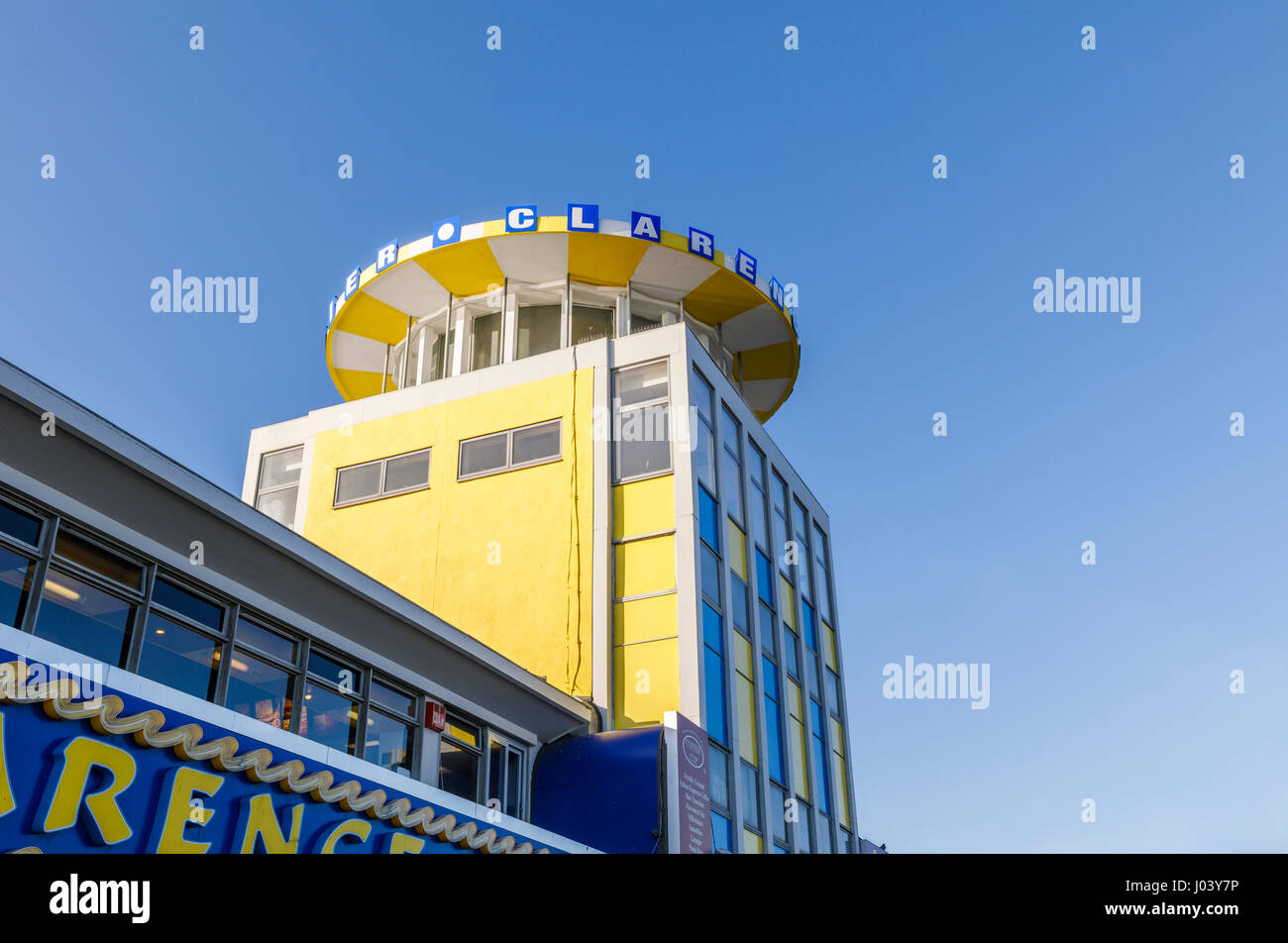Clarence Pier, an amusement arcade in Southsea, Portsmouth Stock Photo, Royalty Free Image
