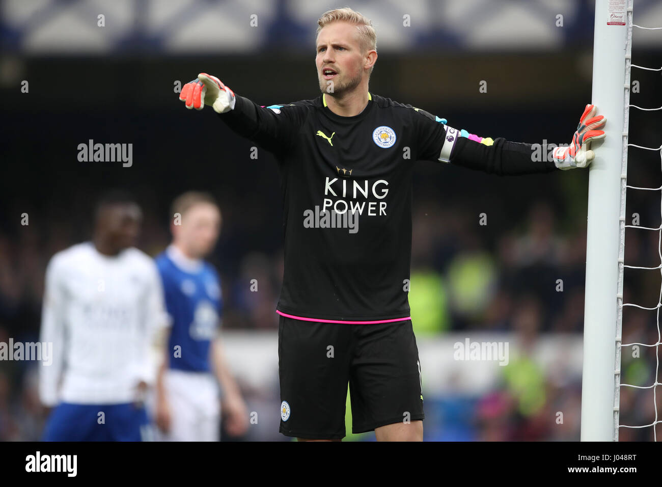 Leicester City Goalkeeper Kasper Schmeichel During The Premier League