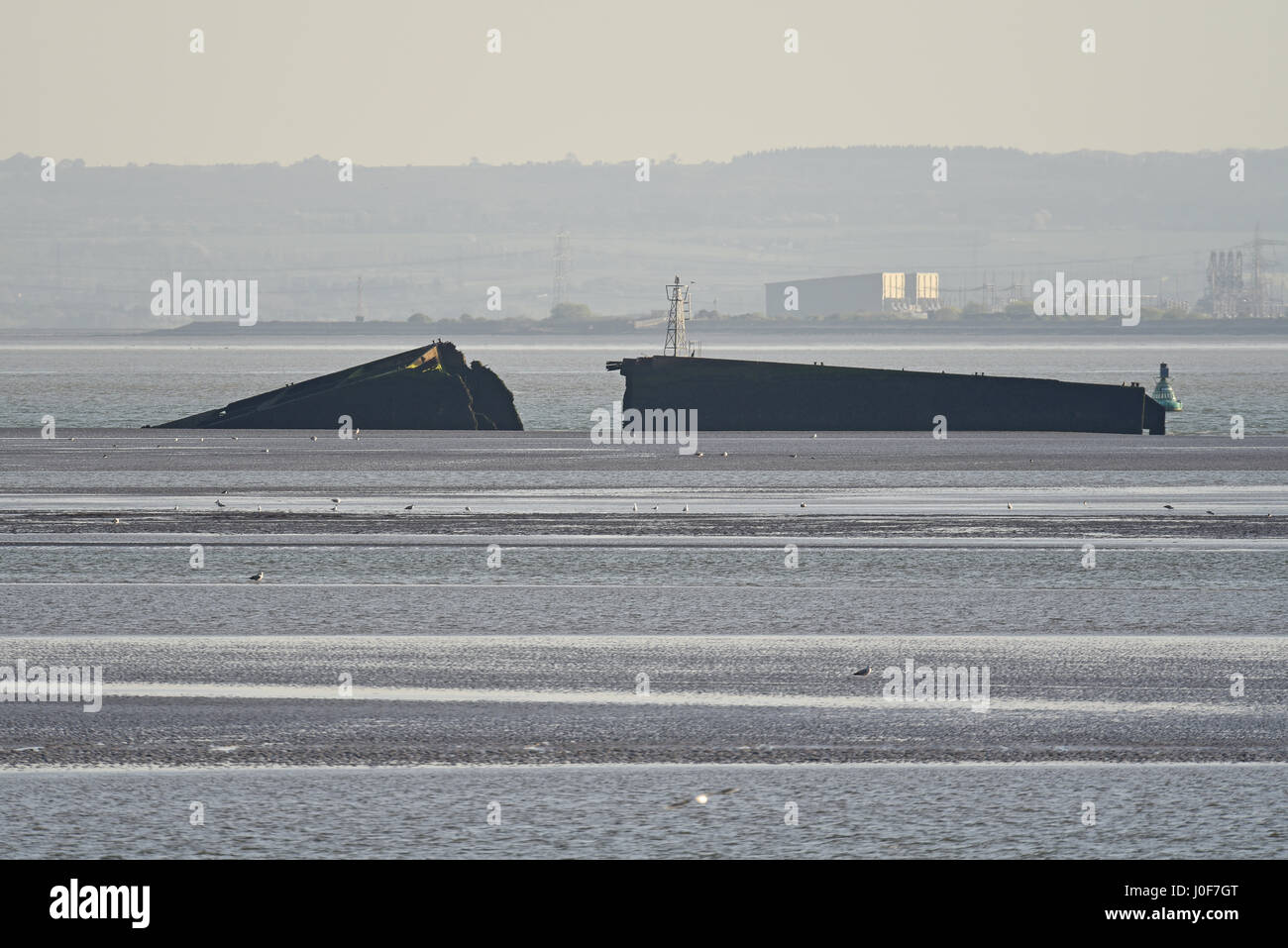 Phoenix caisson of the D-Day landings Mulberry Harbour which began to