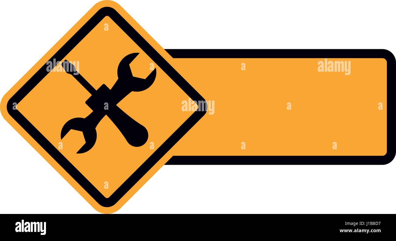 Under Construction Road Sign Stock Vector Image Art Alamy