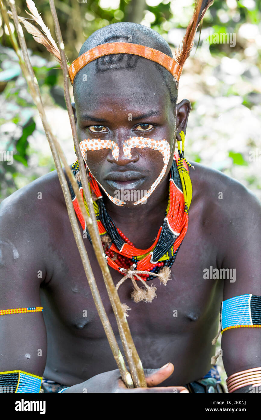 Africa Ethiopia Omo River Valley South Omo Hamer Tribe Hamer Man