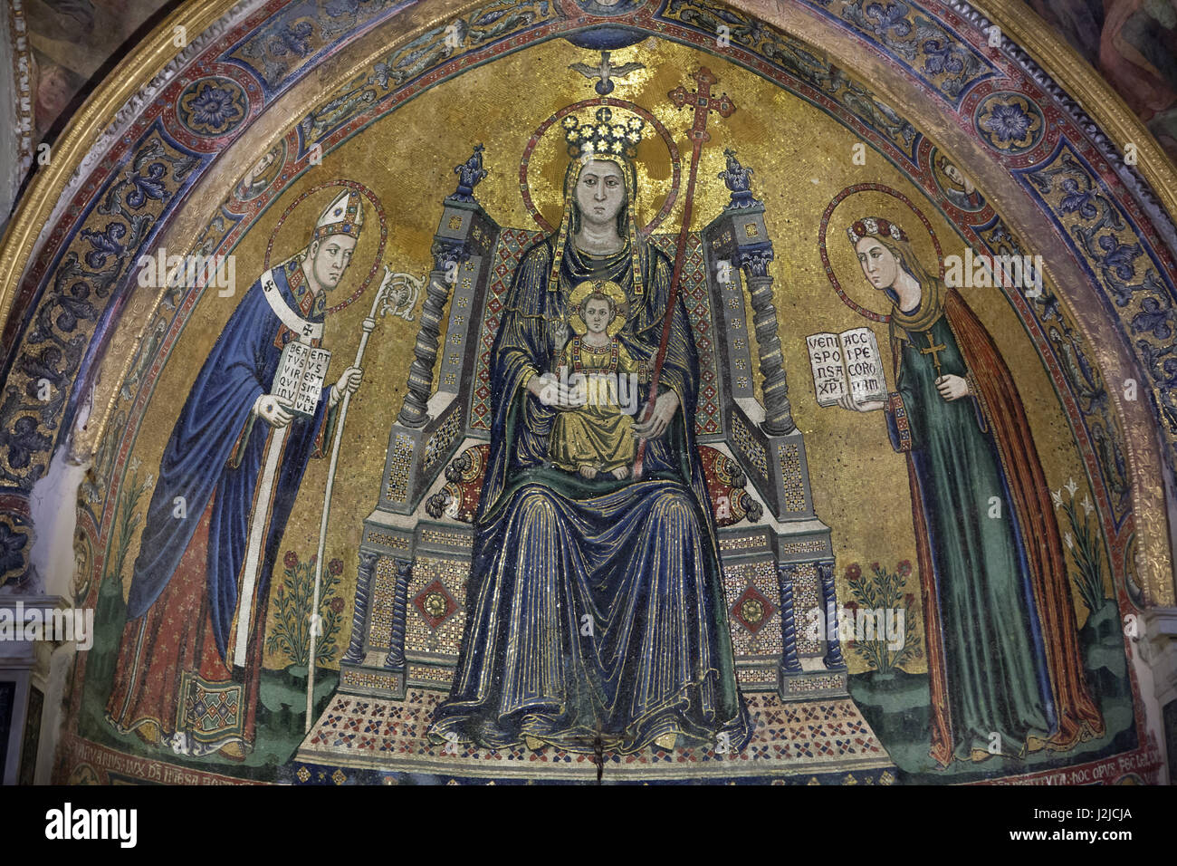 Santa Maria del Principio. Apse mosaic by Italian artist Lello da Stock