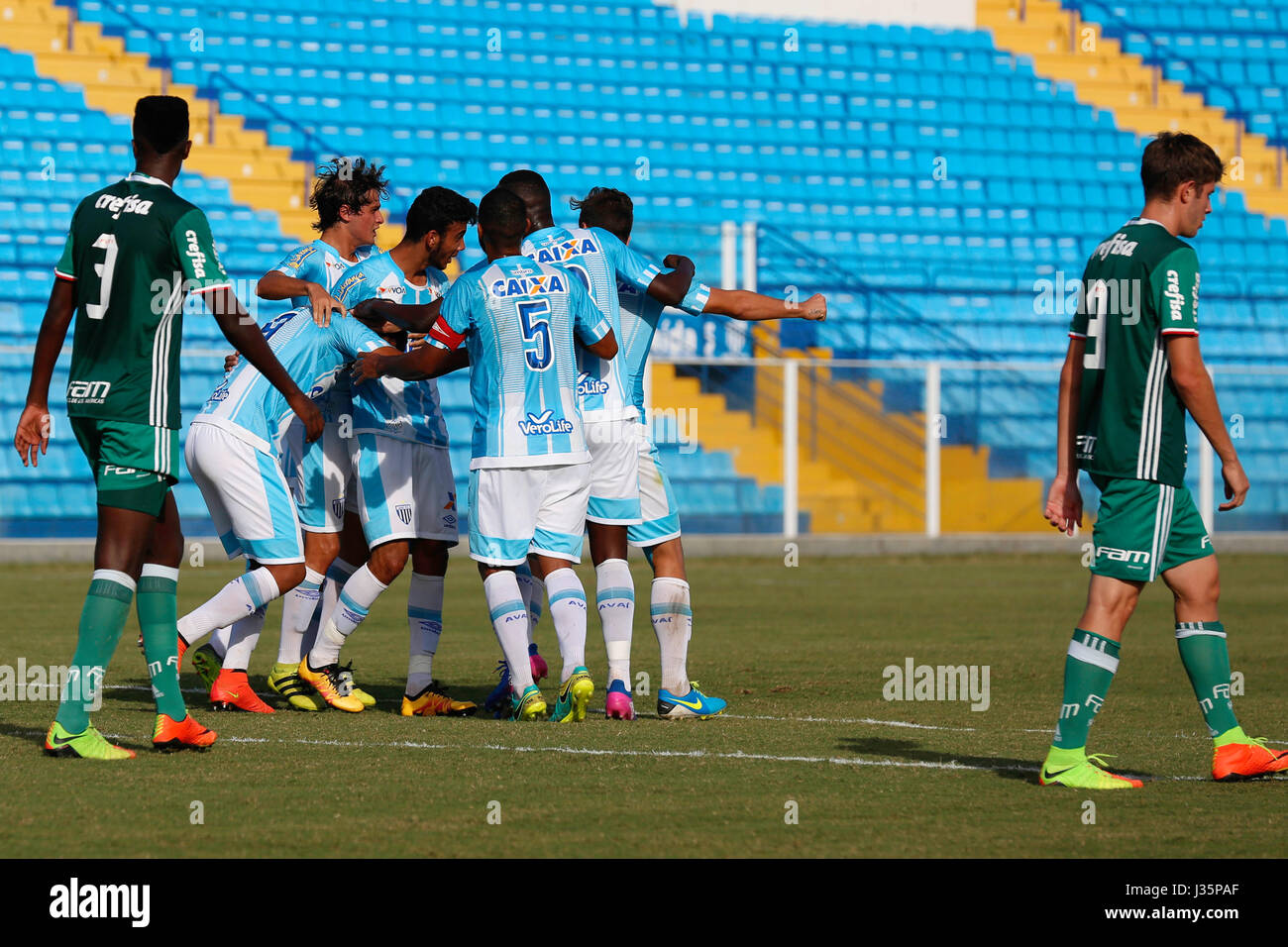 FLORIAN POLIS SC 03 05 2017 AVAÍ X PALMEIRAS Avai team players