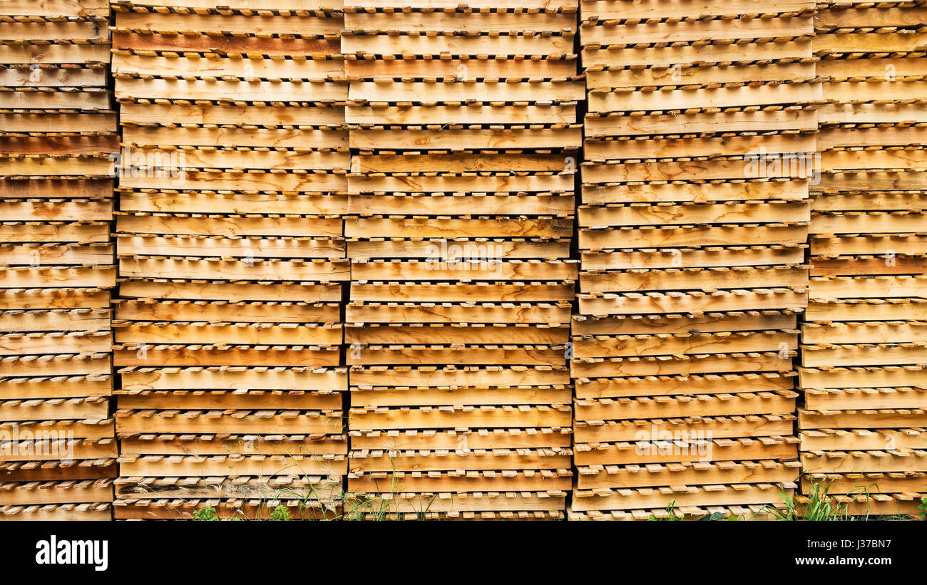 Wooden Stacked Pallets Textured And Background Wooden Stacked Pallets Textured And Background
