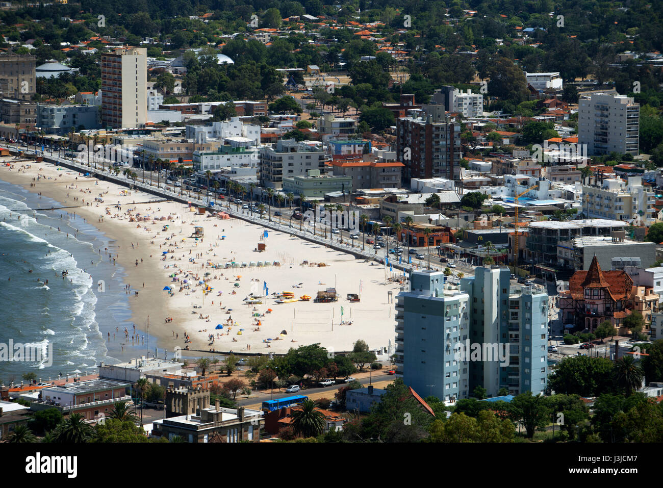 Piriapolis Town and beach in the Uruguay Coast, Maldonado province