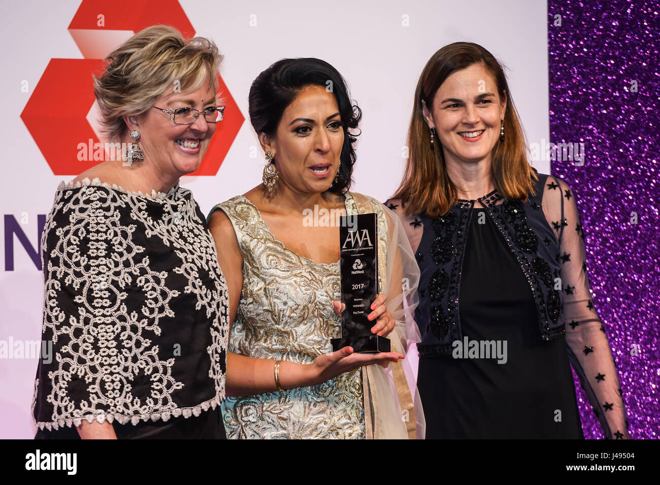 london, uk. 10th may 2017. business awards to raj dohil at the london, uk. 10th may 2017. business awards to raj dohil at the