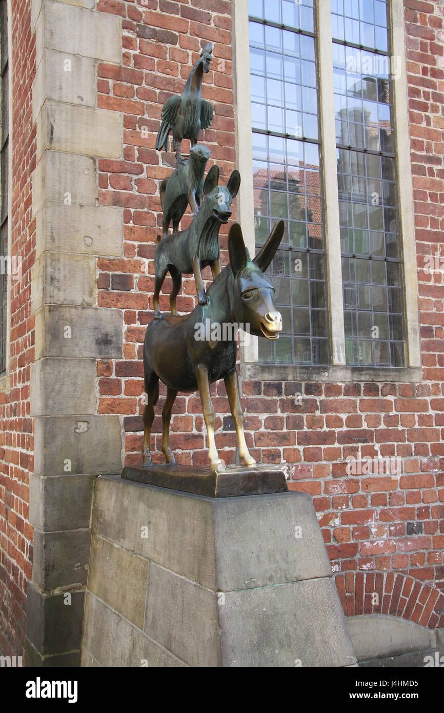 On The West Side Of The Town Hall Of Bremen Is The Most Famous