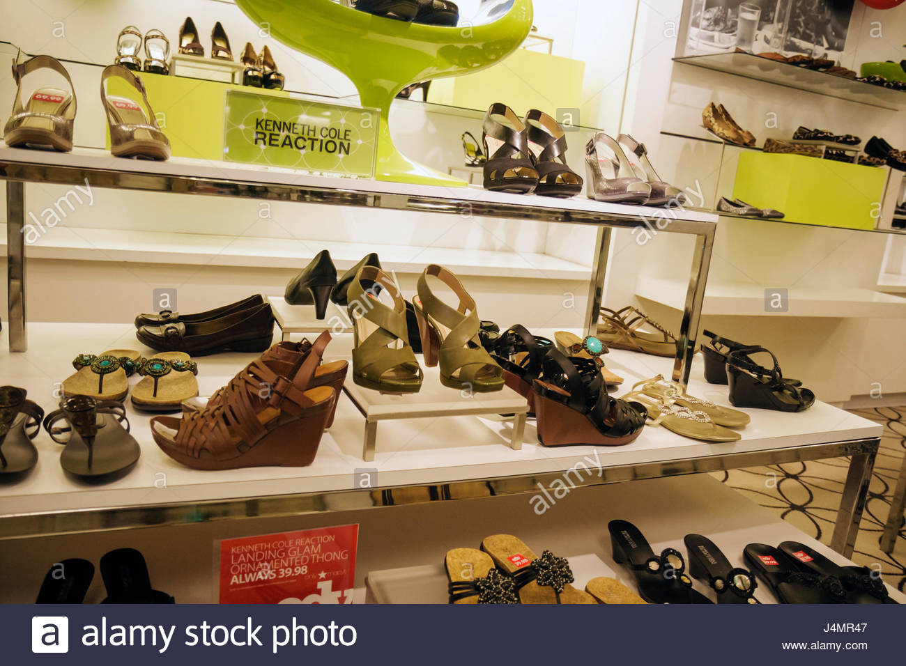 Miami Beach Florida Lincoln Road Mall Macy&#39;s department store Stock Photo, Royalty Free Image ...