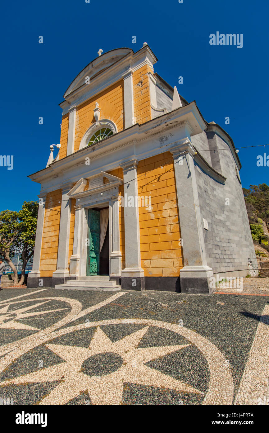 View At Chiesa San Giorgio In Portofino Italy Stock Photo Alamy