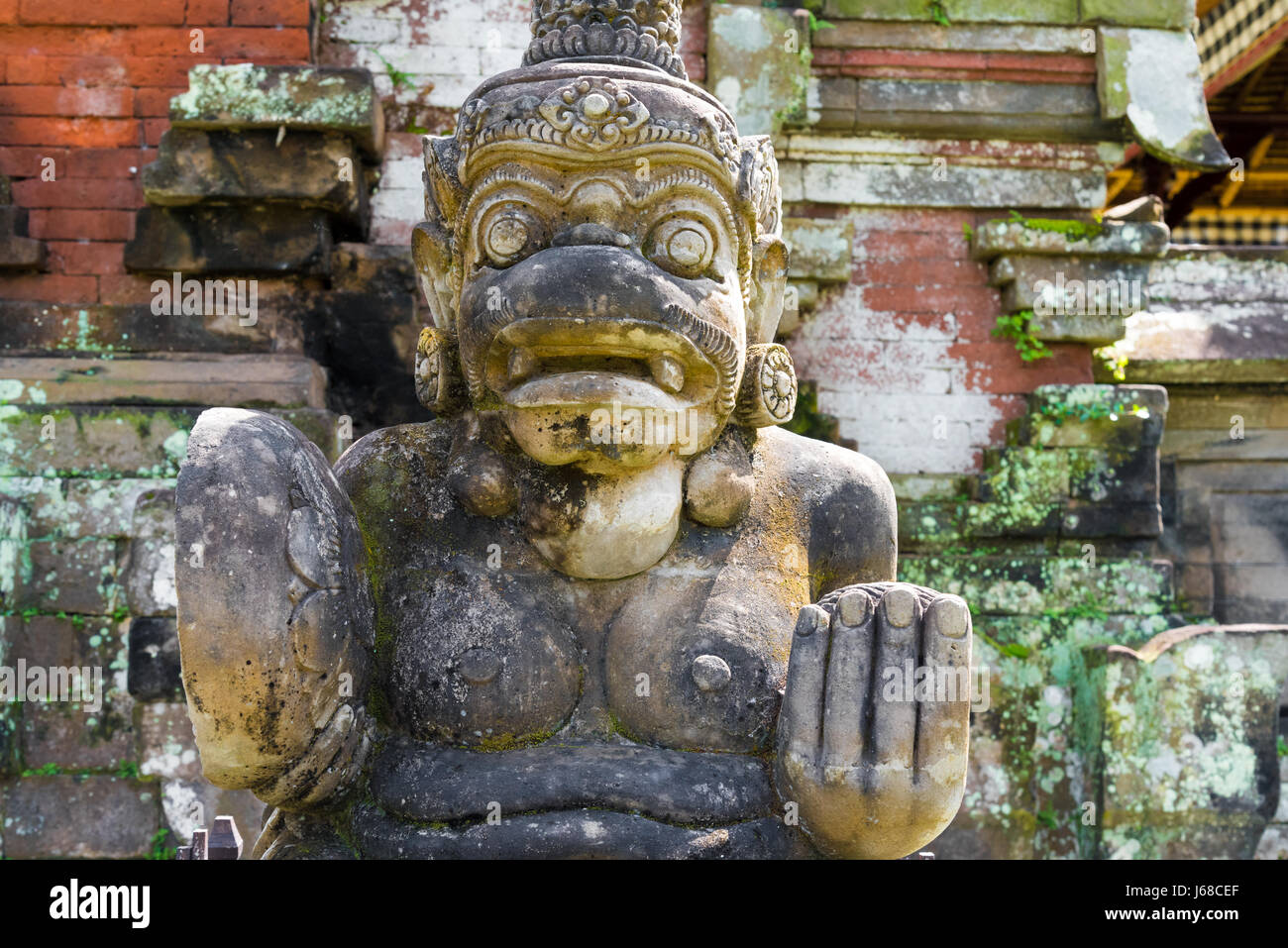 bali, indonesia - april 30, 2017 : traditional statue at pura bali, indonesia - april 30, 2017 : traditional statue at pura