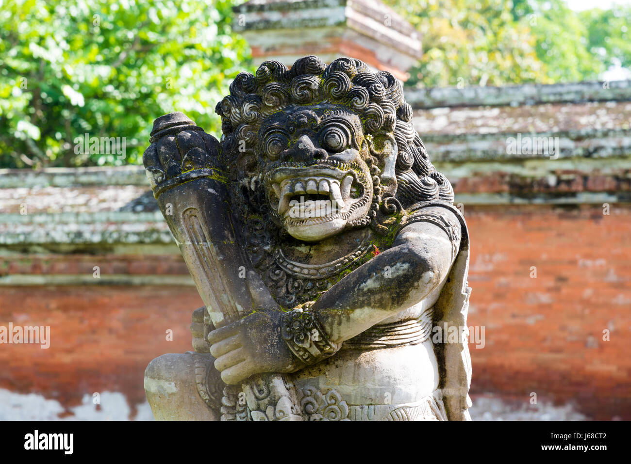 bali, indonesia - april 30, 2017 : traditional statue at pura bali, indonesia - april 30, 2017 : traditional statue at pura