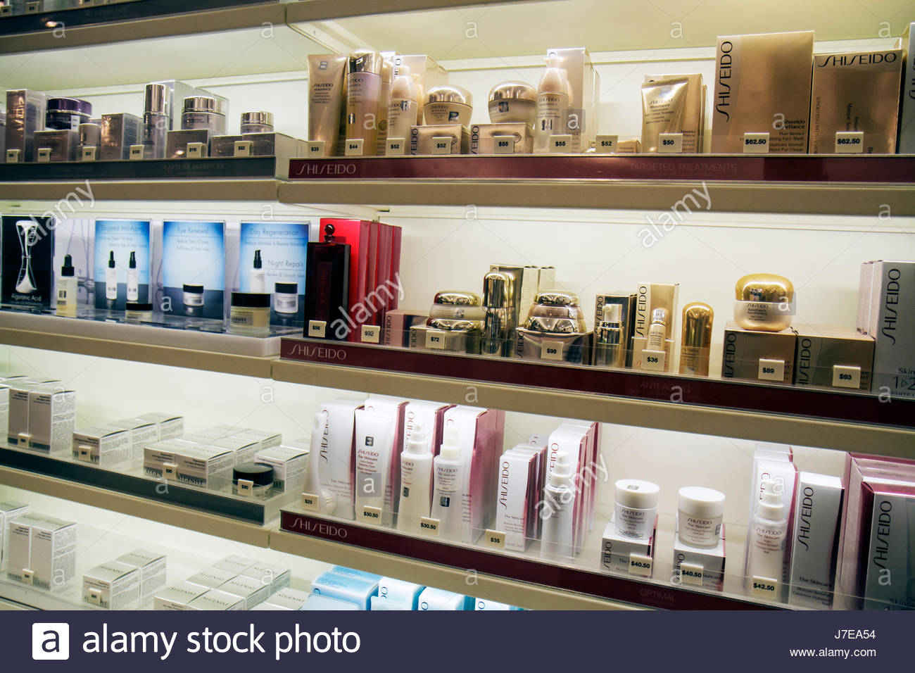 Miami Beach Florida Collins Avenue Sephora shopping cosmetics Stock