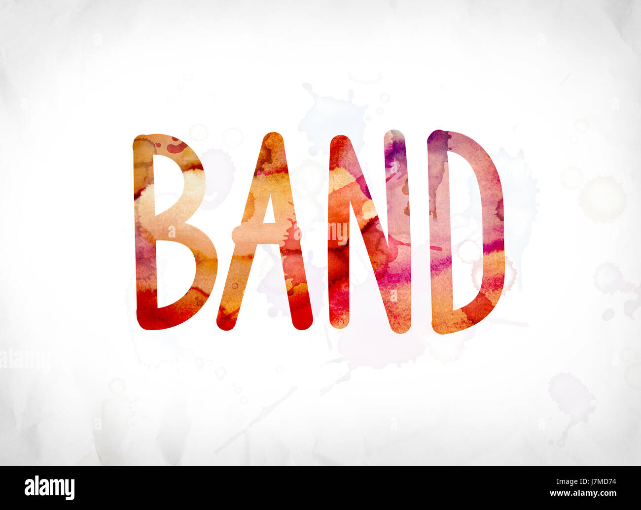 the-word-band-concept-and-theme-painted-in-colorful-watercolors-on-a