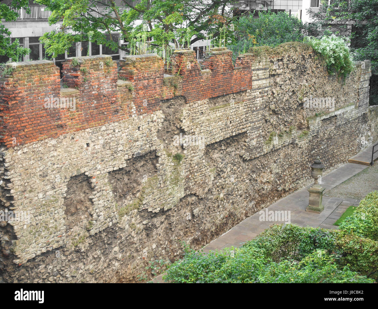 city, town, wall, ruins, london, roman, ancient, tower, city, town