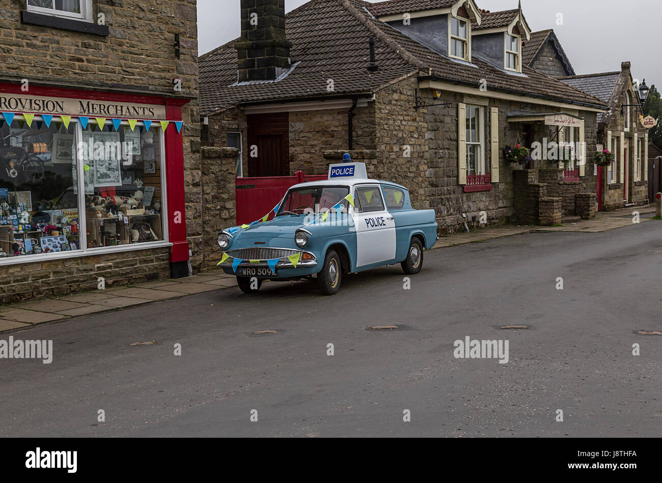 Goathland village shop Aidensfield stores ford anglia