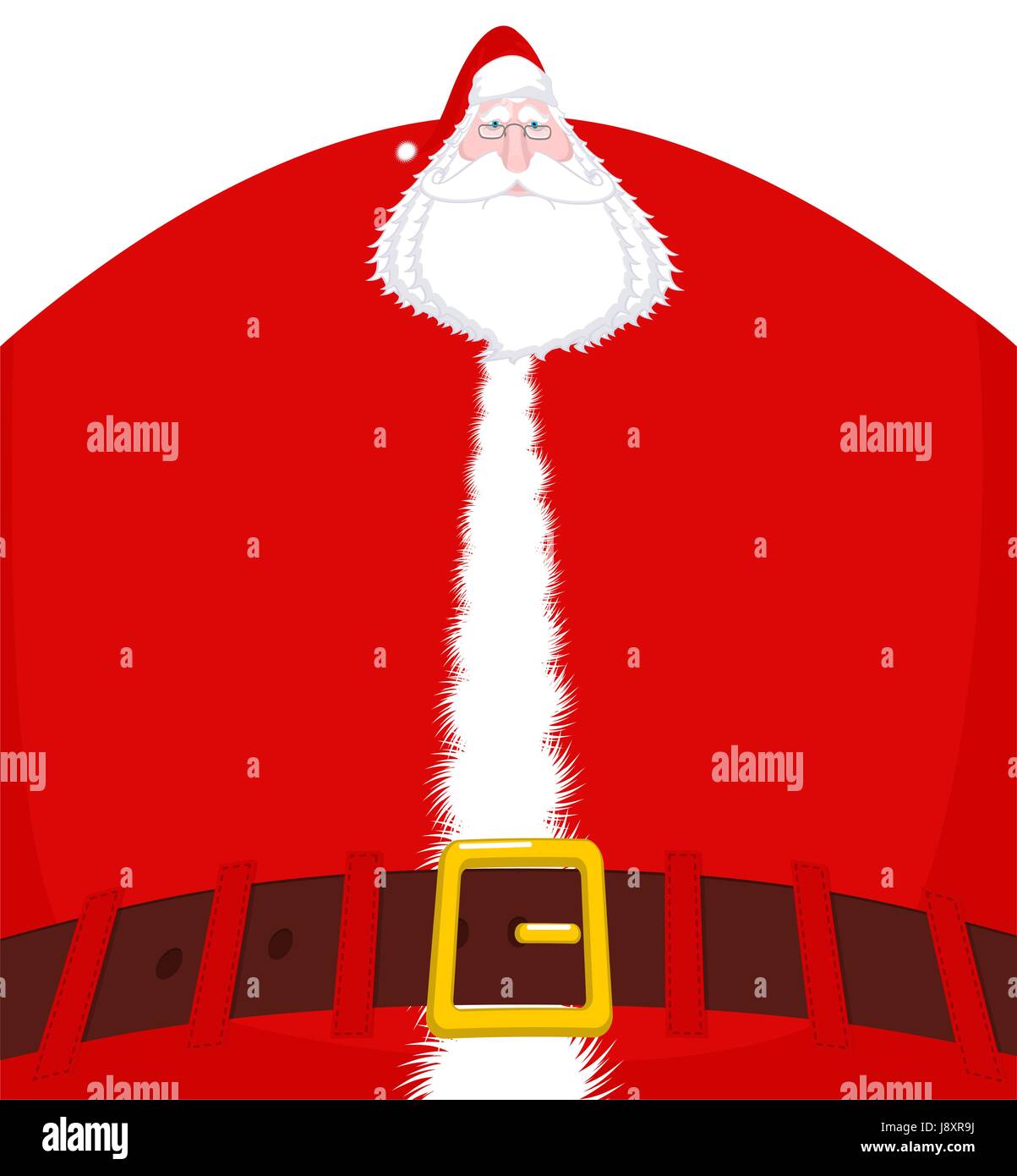 santa claus large and belt huge christmas grandfather enormous santa with beard in red suit illustration for new year - Santa Claus Belt santa claus large and belt huge christmas grandfather enormous santa with beard in red suit illustration for new year - Santa Claus Belt
