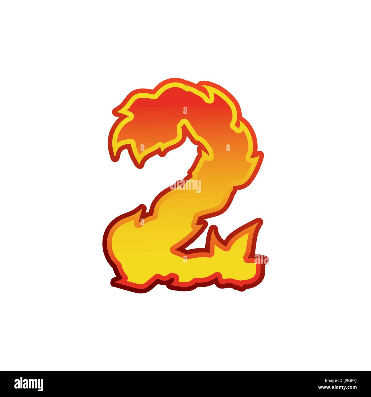 number 2 fire flames font two tattoo alphabet character fiery number 2 fire flames font two tattoo alphabet character fiery