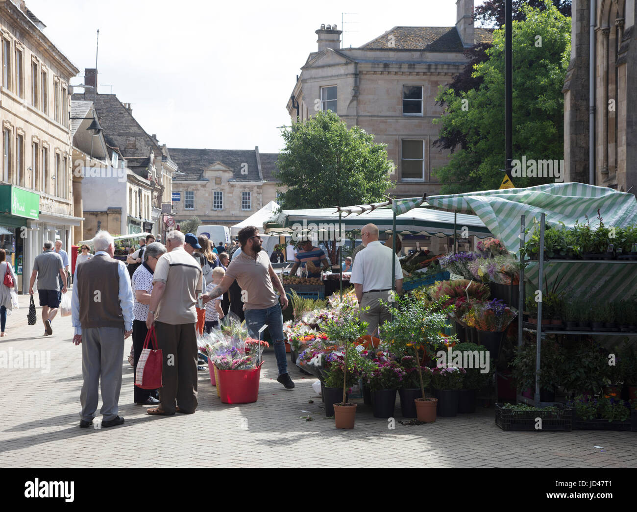 Market Stamford Lincolnshire Stock Photo, Royalty Free Image 145767441