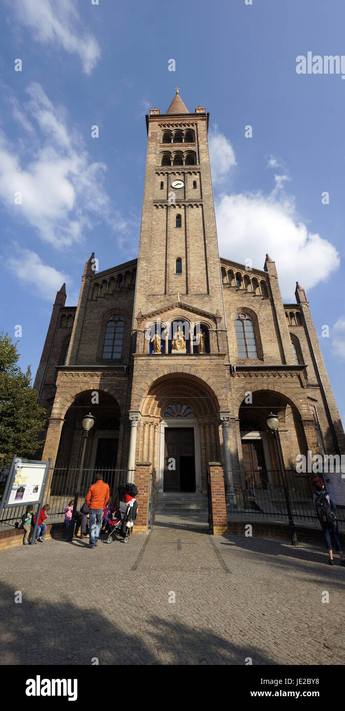 Propsteikirche Peter Und Paul Potsdam Brandenburg Deustchland Stock