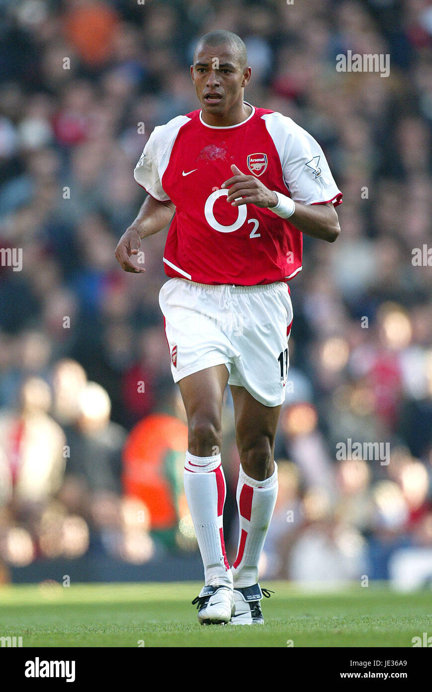 Gilberto Silva Arsenal Fc Highbury London England October Stock