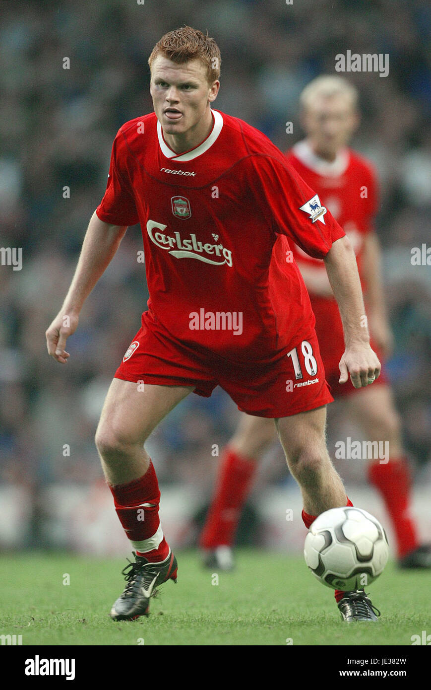 John Arne Riise Liverpool Fc Anfield Liverpool England September