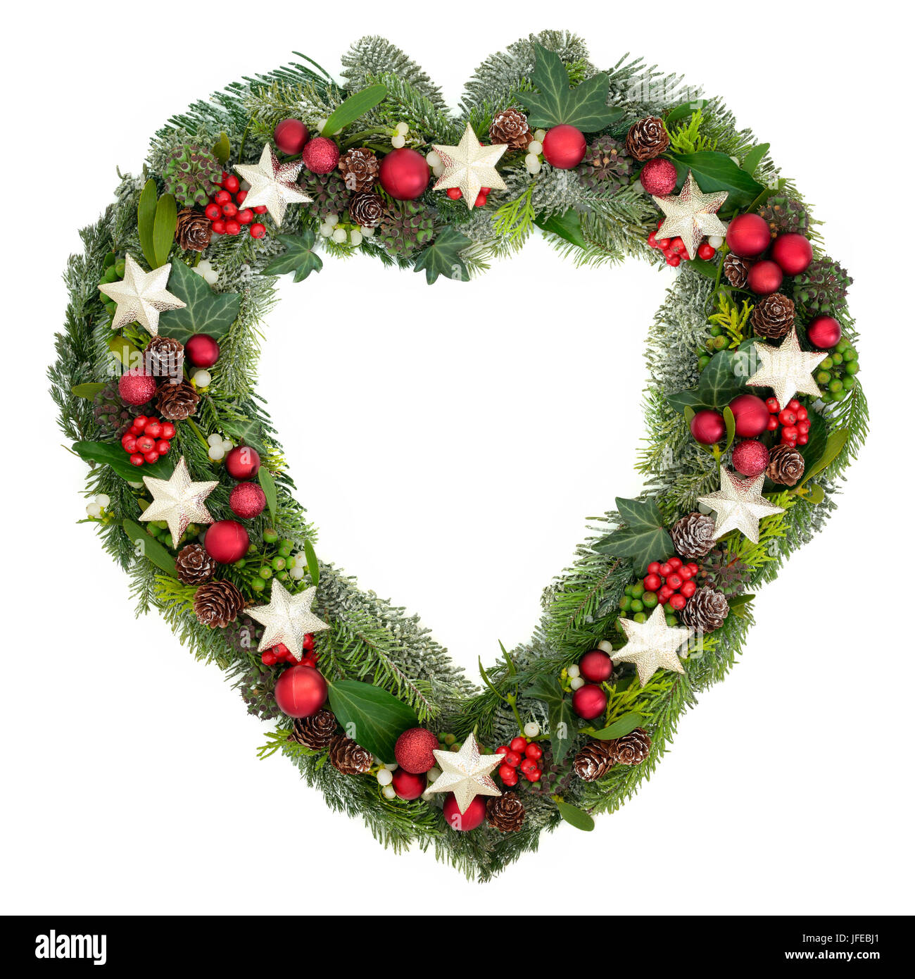 Christmas Heart Wreath 