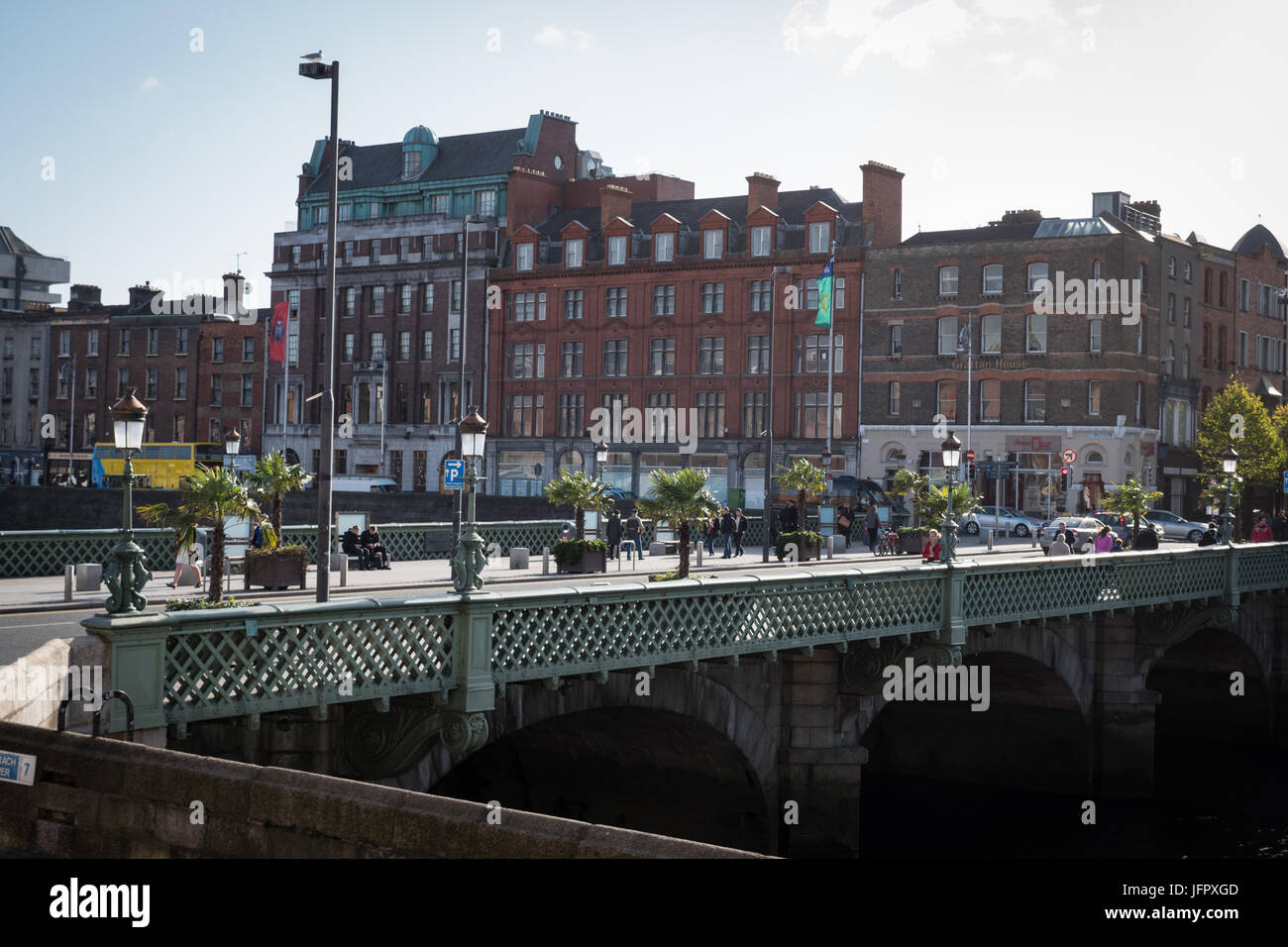 Capel Street Bridge, Dublin, Ireland Stock Photo, Royalty Free Image